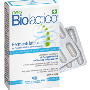 Biolactico - Мощна БИО Хранителна добавка за здрав стомах (капсули) - с пробиотици, витамини и пребиотични фибри